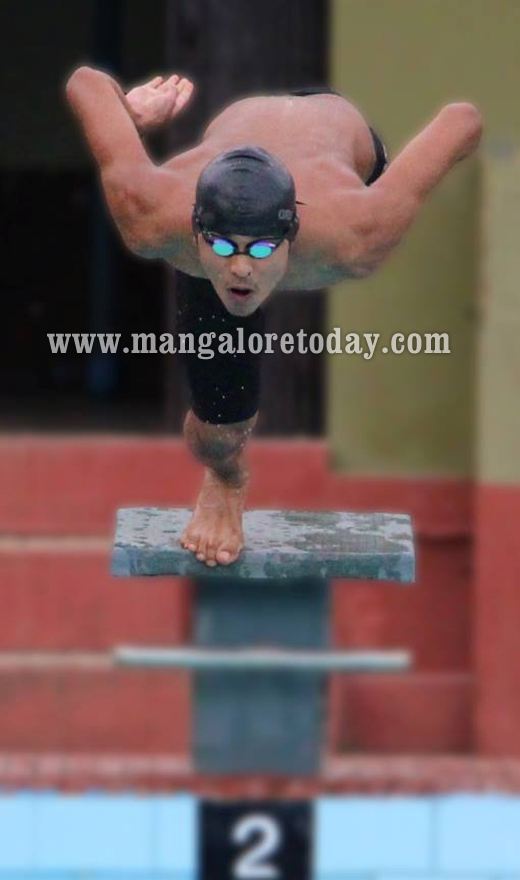 Vaishnav Hegde wins four silver medals at the state level inter-school aquatic meet